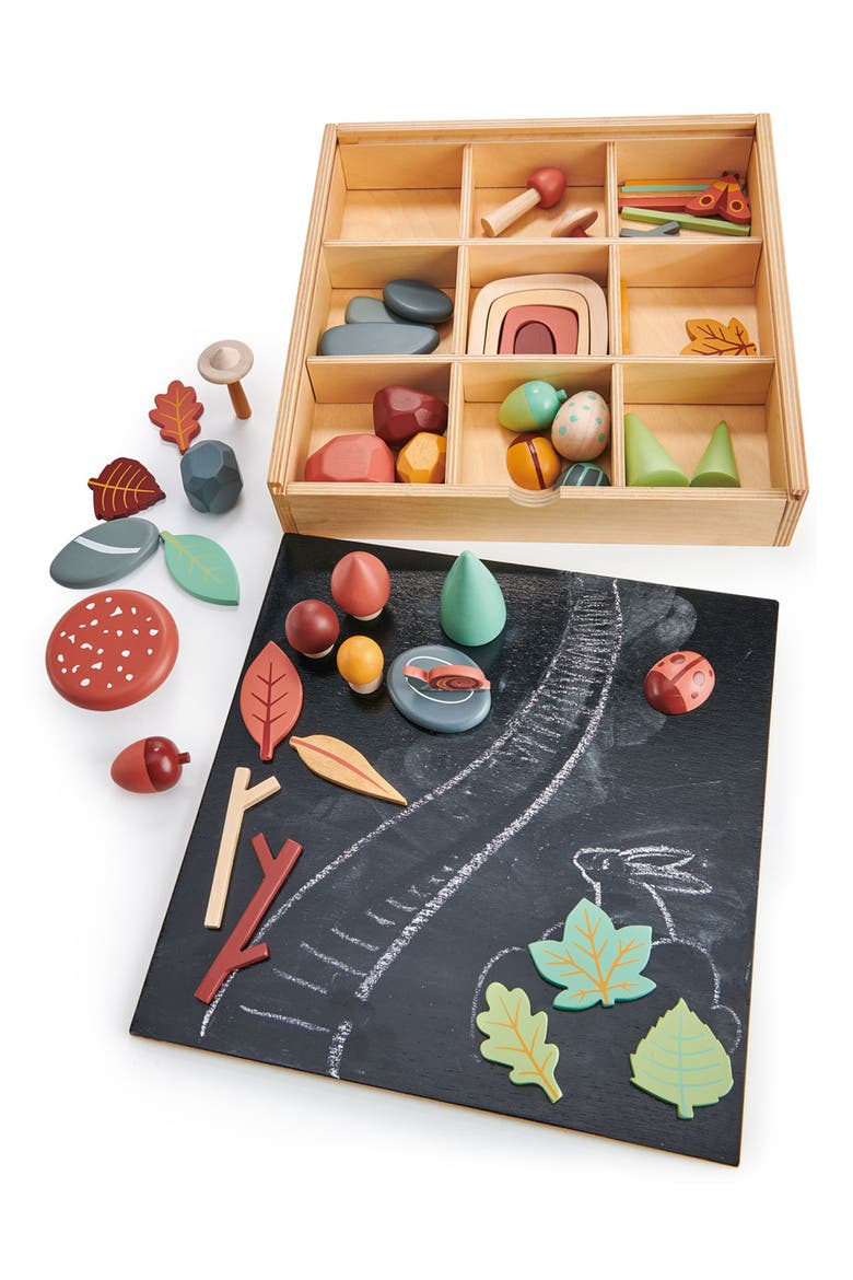My Forest Floor Wooden Playset, Alternate, color, MULTI