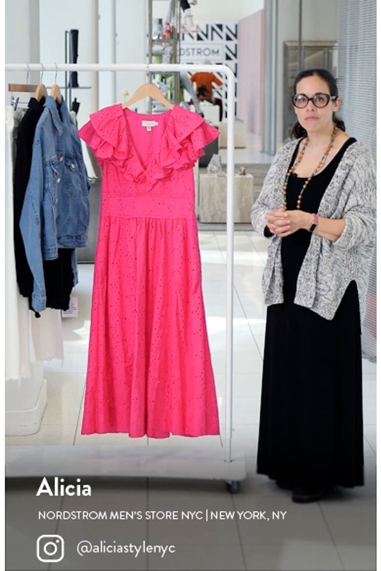 Mirza Ruffle Midi Dress video