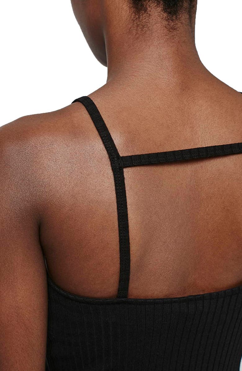 Topshop Strappy Back Tunic Dress, Alternate, color,