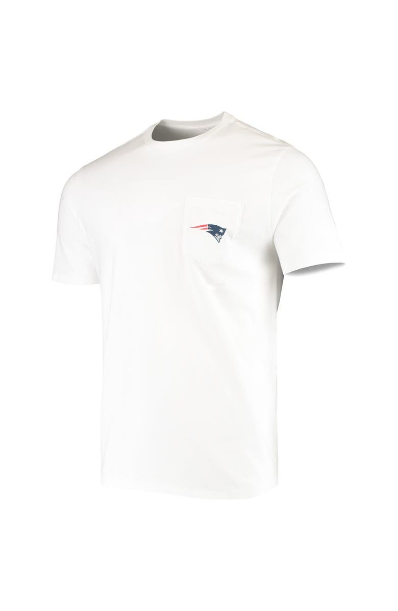 vineyard vines Men's Vineyard Vines White New England Patriots Big & Tall Helmet T-Shirt, Alternate, color, 