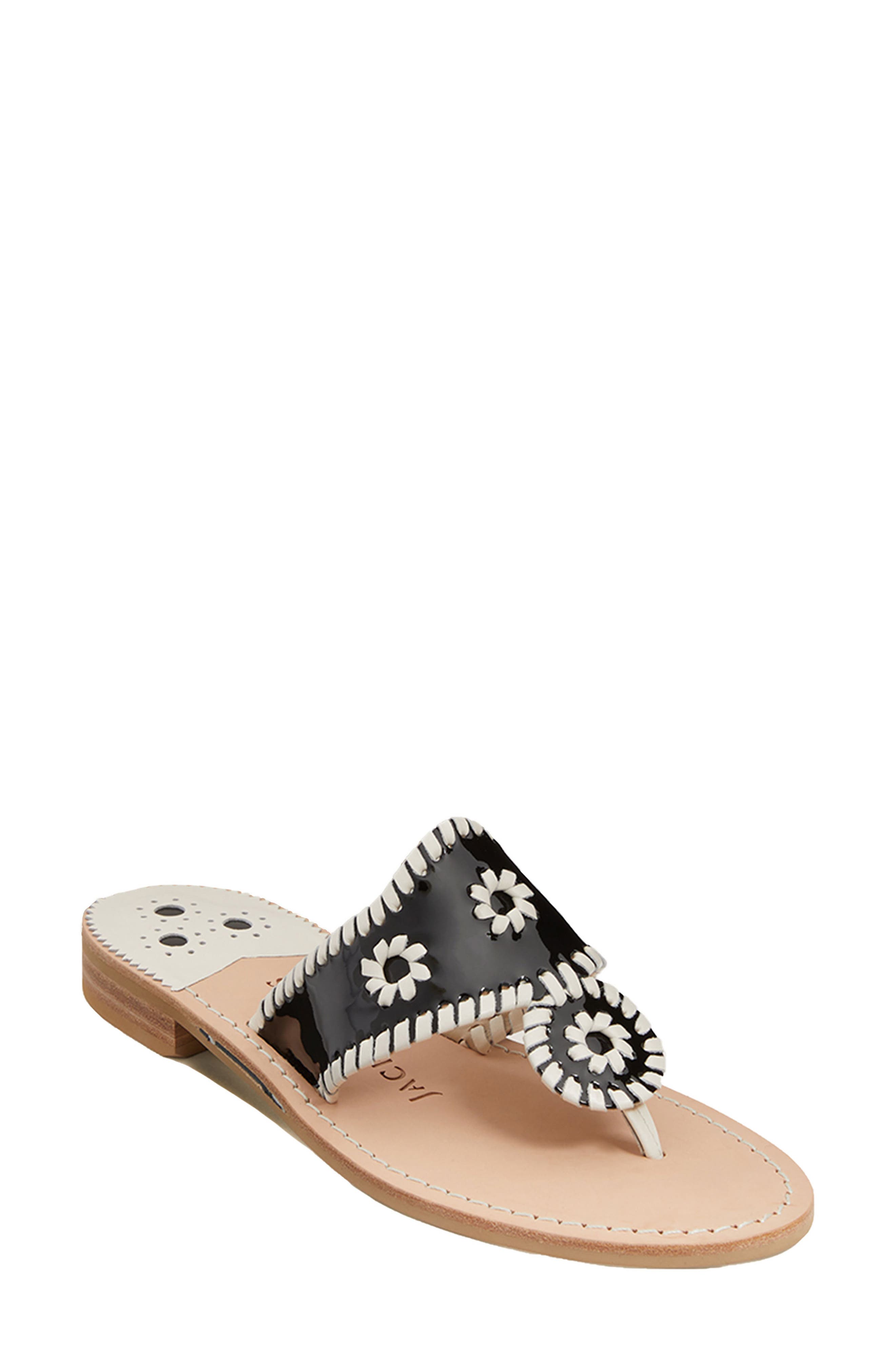 Jack Rogers Jacks Patent Flip Flop, Main, color, 