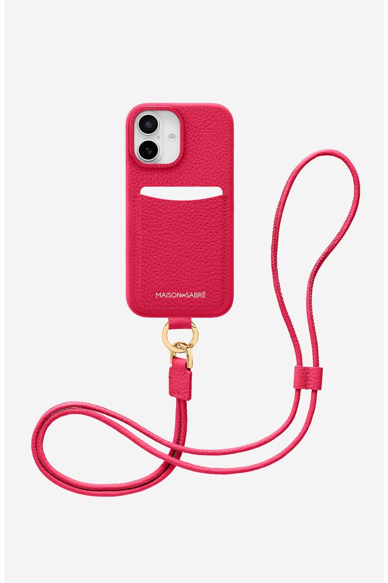 Sling Phone Case iPhone 16, Alternate, color, Shibuya Fuchsia