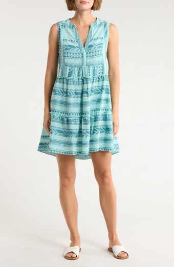 Elan Babydoll Cover-Up Minidress