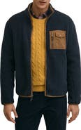 Brooks Brothers Teddy Fleece Full Zip Jacket