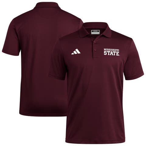Maroon Mississippi State Bulldogs Ultimate 365 Ottoman Polo Shirt