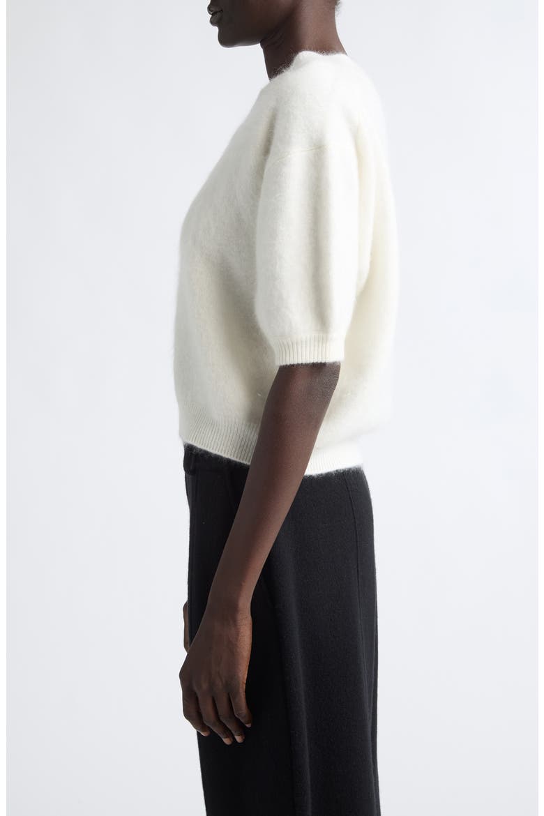 Juniper Brushed Cashmere Sweater, Alternate, color, CREAM BRUSHED