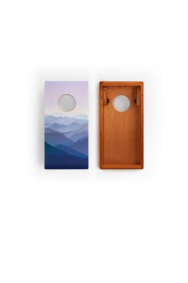 1ft x 2ft Mahogany Pathfinder Cornhole Board Set, Alternate, color, Great Smoky Mountains