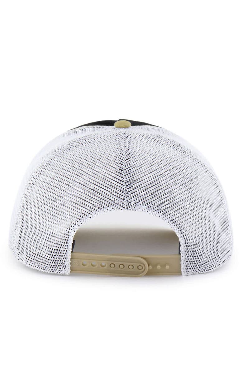 '47 Youth '47 Black/Gold UCF Knights Super Stripe Hitch Adjustable Trucker Hat, Alternate, color, Black