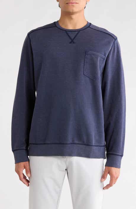 Cascade Faded Cotton Blend French Terry T-Shirt