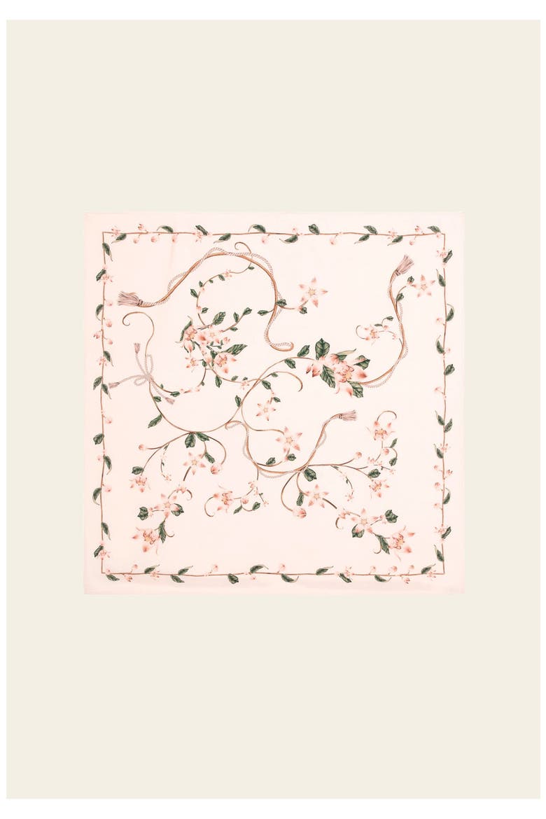 Ceiba Navegante Scarf, Main, color, Ivory