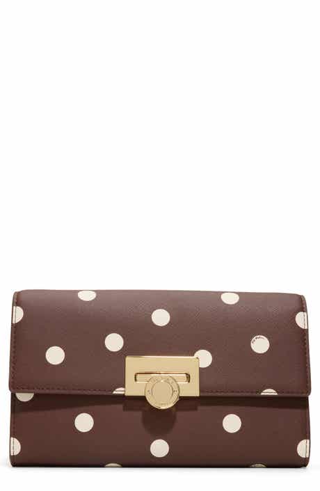 Parisa Polka Dot Faux Leather Crossbody Bag