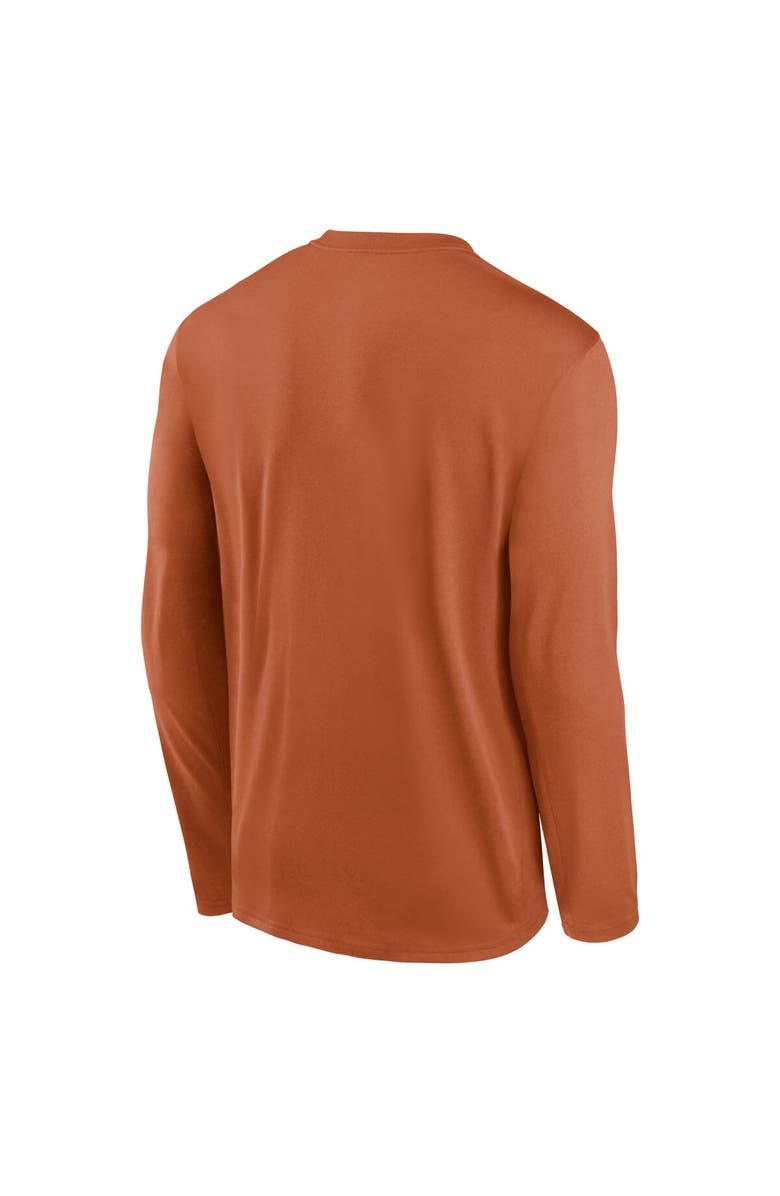 Nike Men's Nike  Texas Orange Texas Longhorns Primetime Center Lockup Two-Hit Legend Long Sleeve T-Shirt, Alternate, color, 