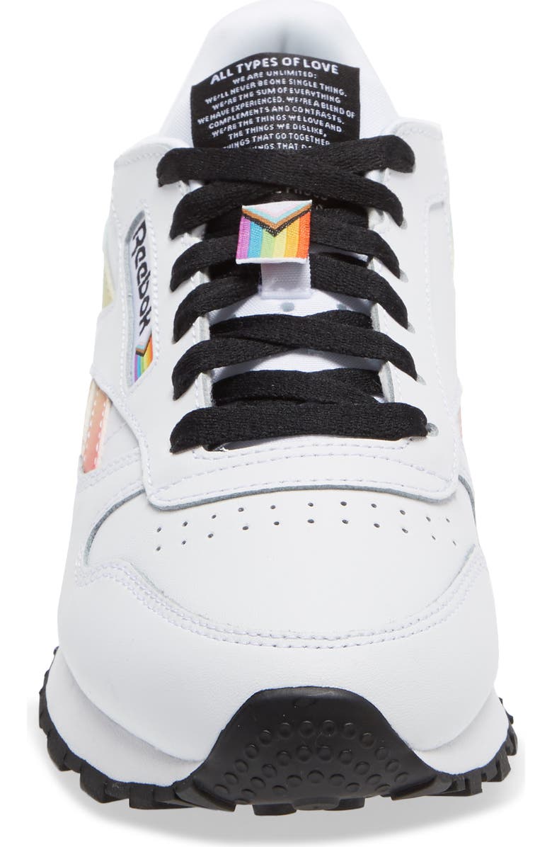 Reebok All Types of Love Classic Leather Sneaker, Alternate, color,