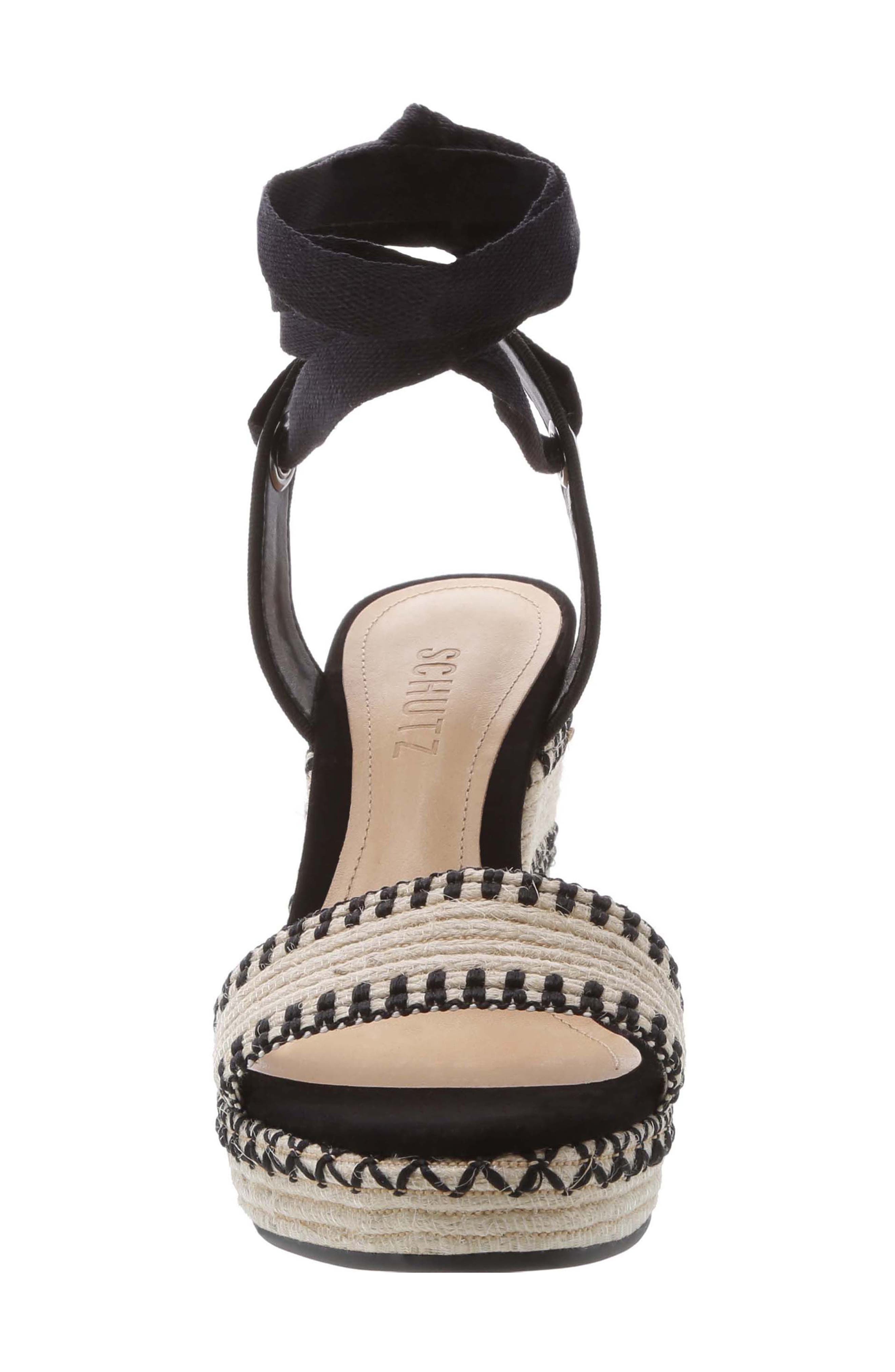 Schutz Electra Platform Wedge Sandal, Alternate, color, 
