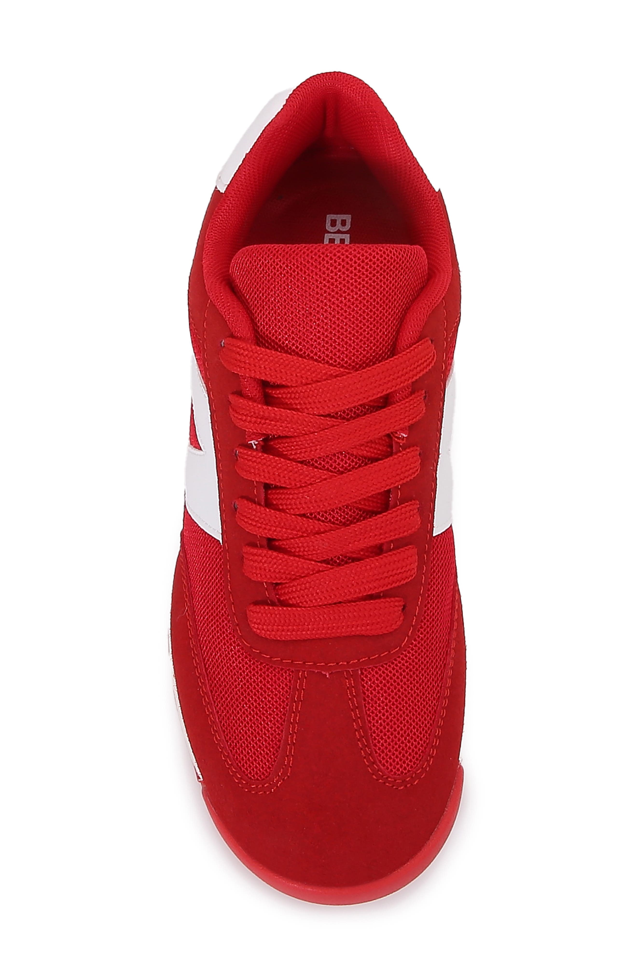 BERNESS Leena Bike Toe Wedge Sneaker, Alternate, color, Red