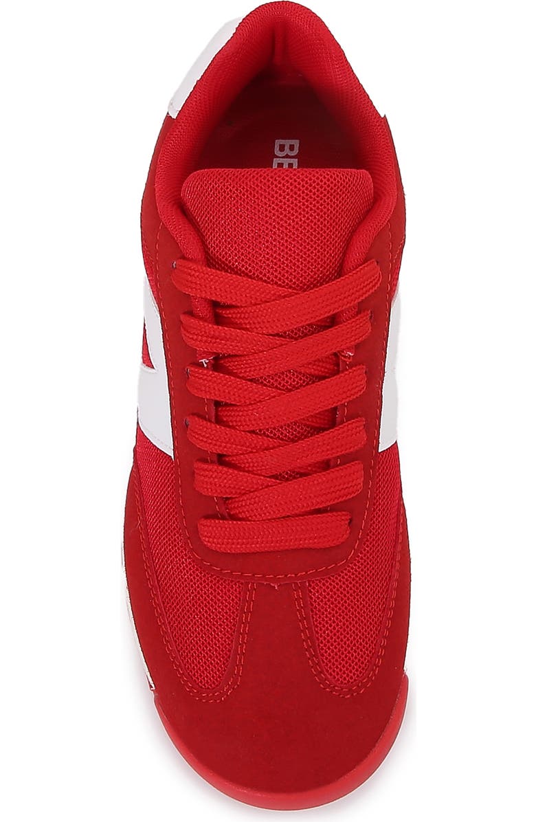 BERNESS Leena Bike Toe Wedge Sneaker, Alternate, color, Red
