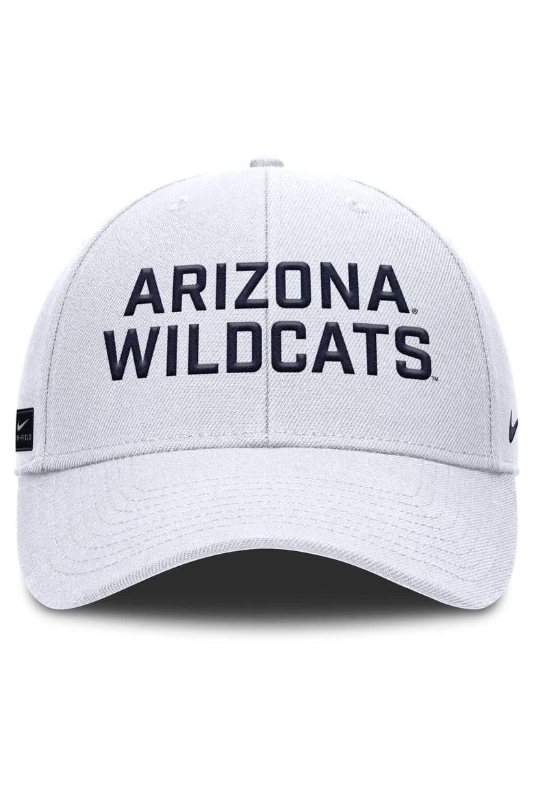 Men's Nike  White Arizona Wildcats Rise Practice Adjustable Hat, Alternate, color, White