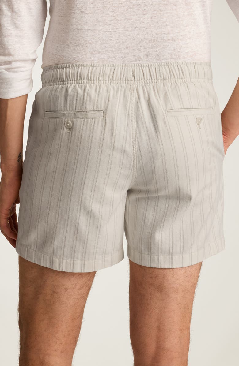 Bonobos Nomad Stripe Drawstring Cotton & Linen Shorts, Alternate, color, Calebson Stripe C19