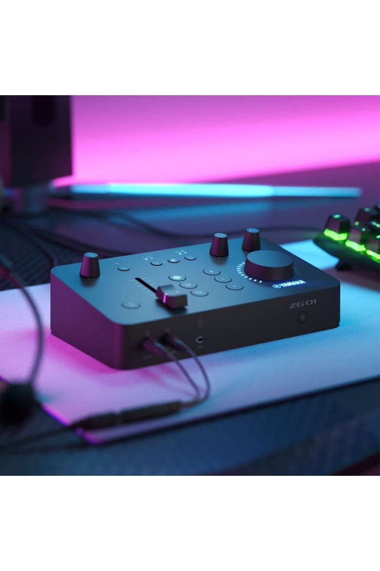 ZG01 Gaming Audio Mixer with USB-C Interface, Alternate, color, Black