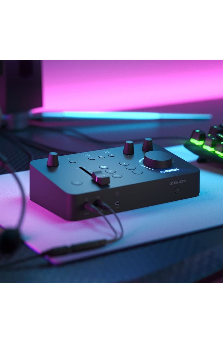 Yamaha ZG01 Gaming Audio Mixer with USB-C Interface, Alternate, color, Black