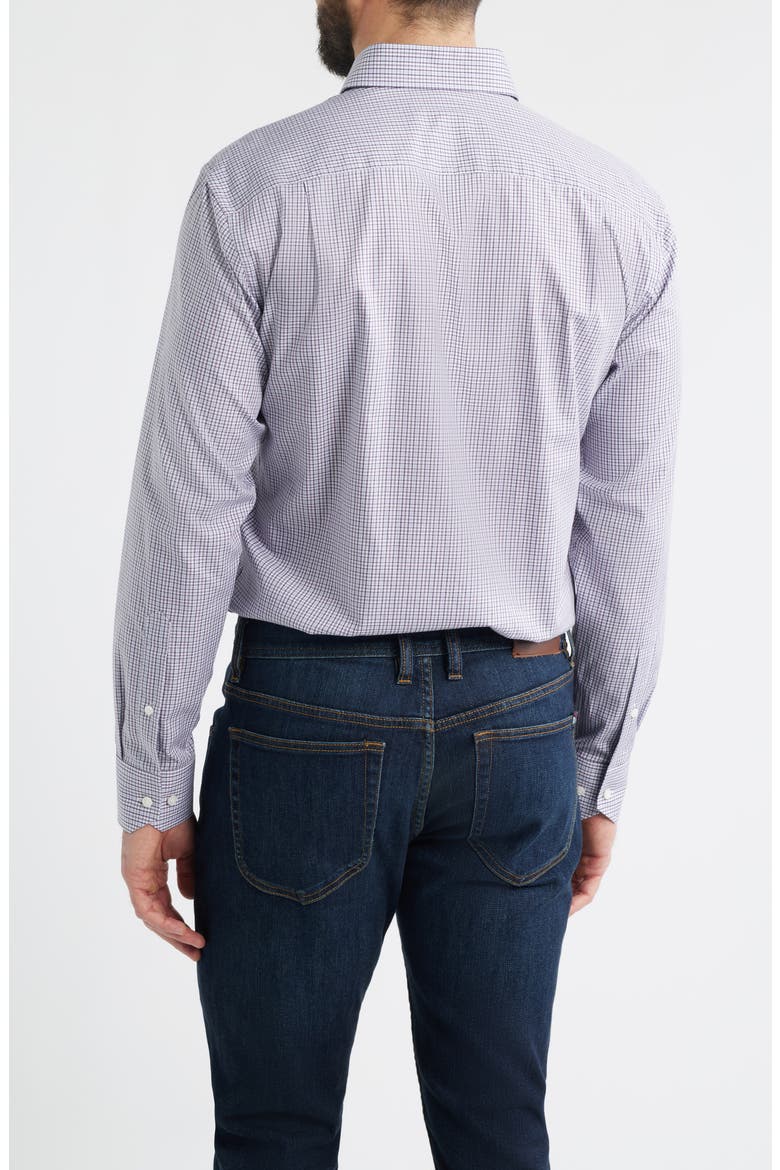 Crown Crafted Marco Cotton Button-Up Shirt, Alternate, color, PURPLE FIG
