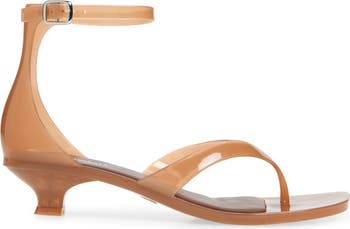 Gummy Ankle Strap Sandal