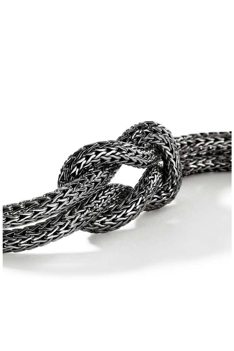 Love Knot Bracelet, 13mm, Alternate, color, DARK SILVER