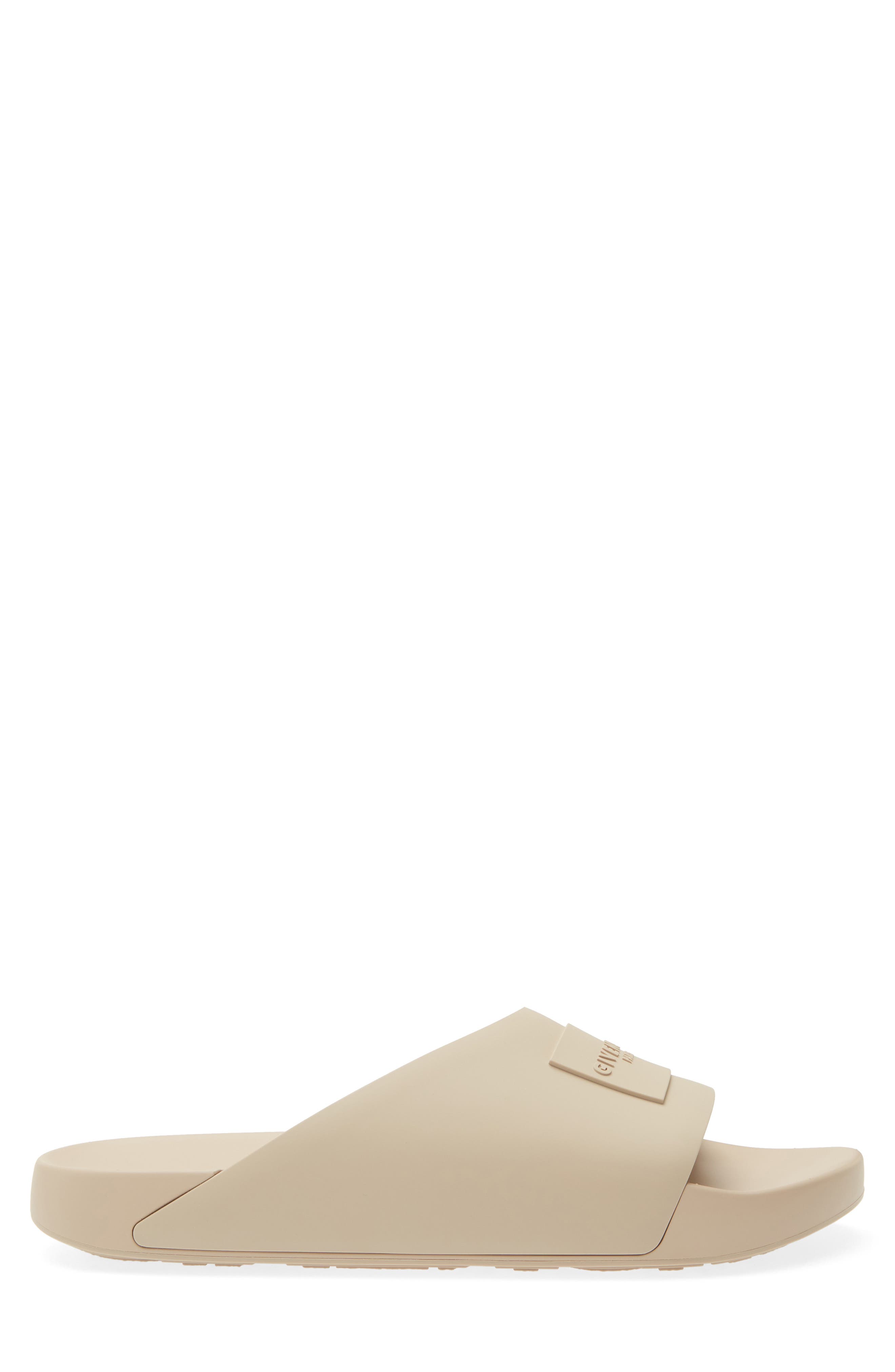 Givenchy Label Molded Slide Sandal, Alternate, color, 