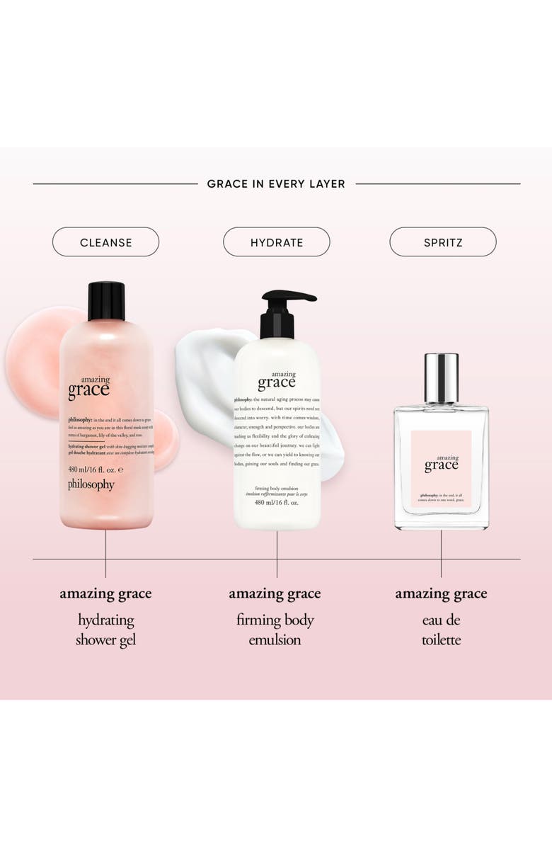 philosophy amazing grace shampoo, shower gel & bubble bath, Alternate, color, Amazing Grace