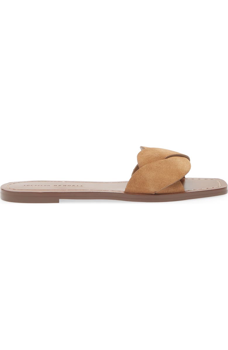 Loeffler Randall Willajo Flat Slide Sandal, Alternate, color, Toffee