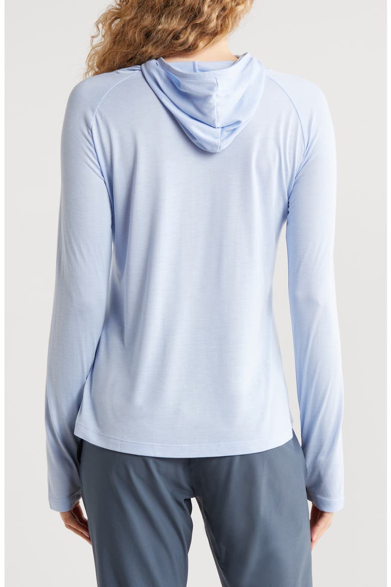 Lightweight Performance II Hoodie, Alternate, color, CLEAR SKY