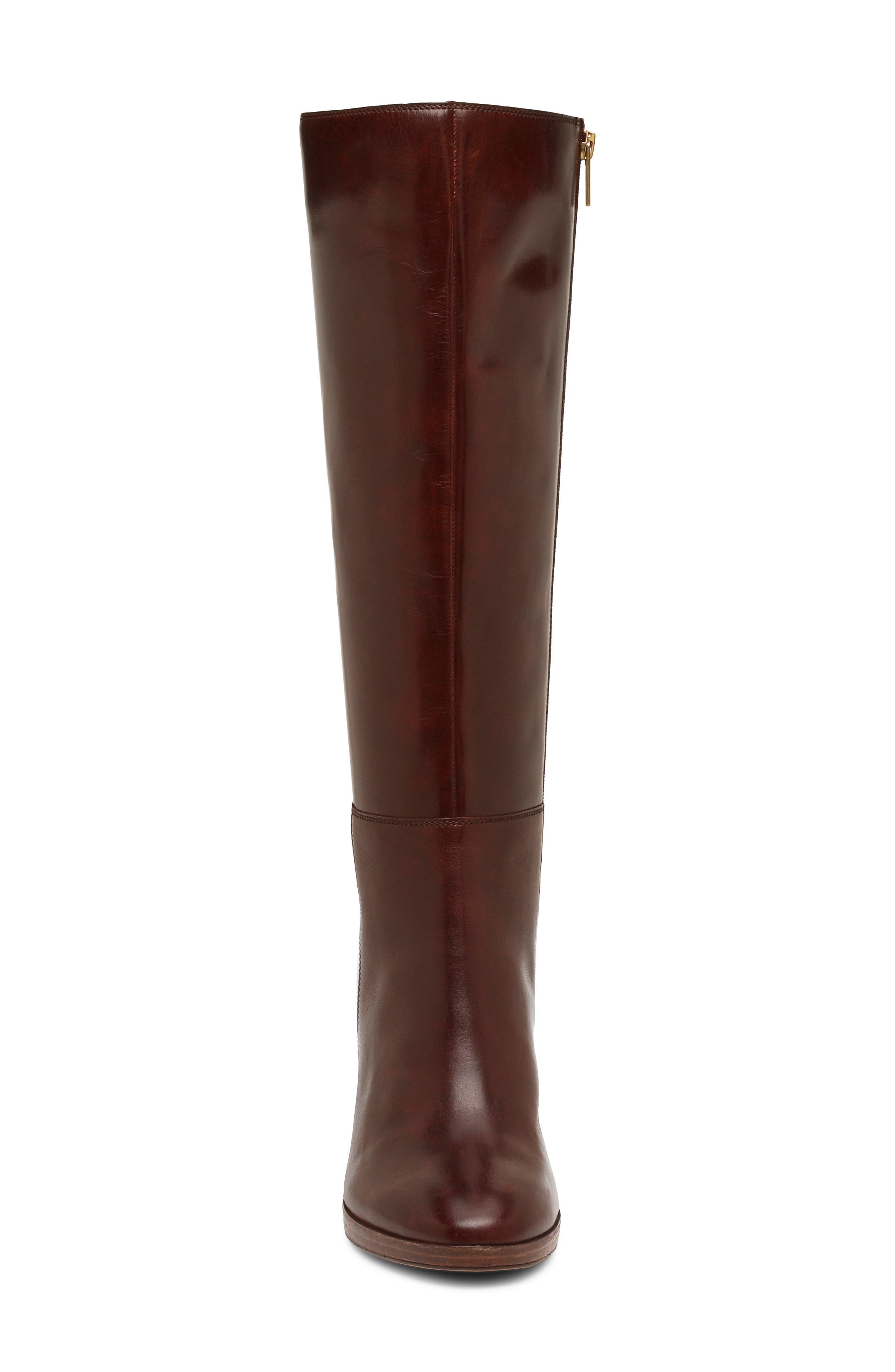 Lucina Leather Knee High Boot, Alternate, color, RICH MAHOGAN