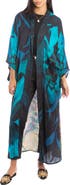SAACHI Abstract Floral Polychromatic Longline Duster