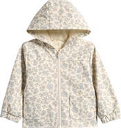 QUINCY MAE Floral Hooded Raincoat