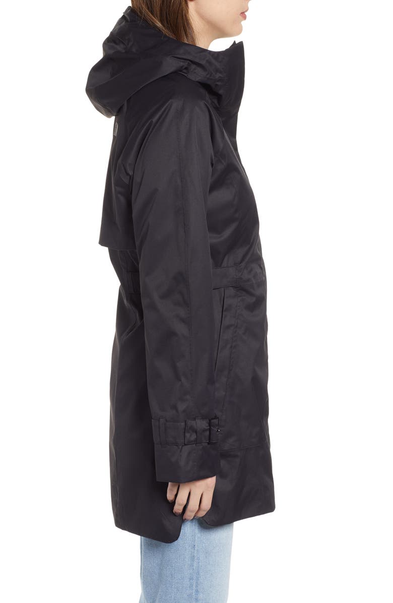The North Face City Breeze Waterproof Trench Raincoat, Alternate, color,