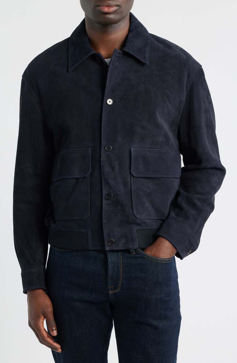 FRAME Suede Jacket, Alternate, color,