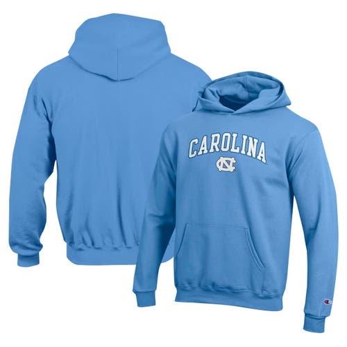 Champion Kids' Youth  Carolina Blue North Carolina Tar Heels Campus Pullover Hoodie