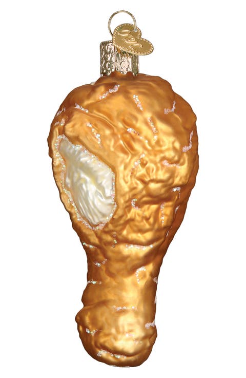Fried Chicken Glass Ornament