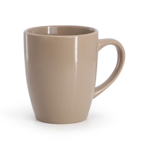 Gibson Home Everyday Plus 12 Piece Stoneware Dinnerware Set In Brown