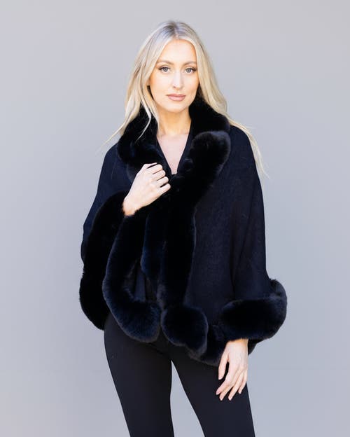 Le Fafo Jiana Wrap Cape In Black