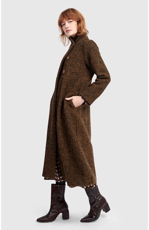 Alembika Tash Long Coat In Brown