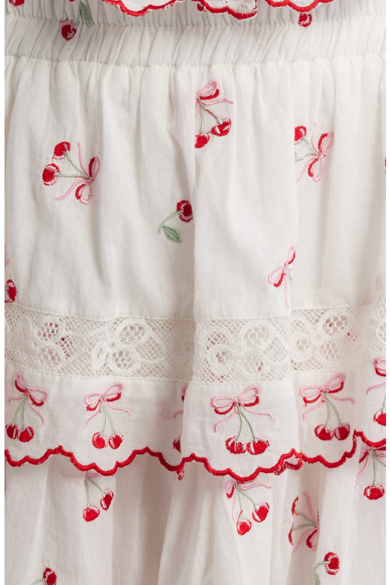 Vietta Cherry Embroidered Lace Cotton Crop Tank, Alternate, color, OPTIC WHITE