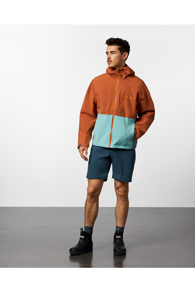Cielo Rain Jacket - Men's, Alternate, color, Whiskey and Tide Pool