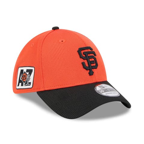 Men's New Era  Orange/Black San Francisco Giants 2025 Spring Training 39THIRTY Flex Hat