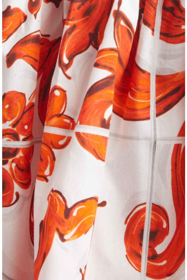 Majolica Print Cotton Poplin Miniskirt, Alternate, color, S9000 VARIANTE ABBINATA