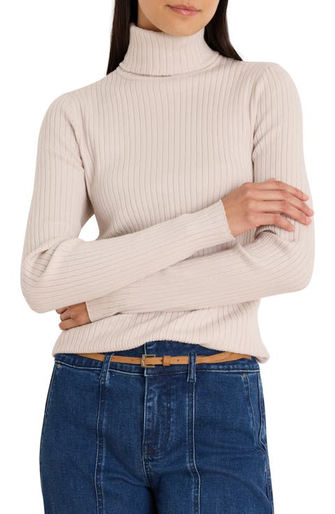 Rib Turtleneck Sweater