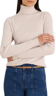 NIC+ZOE Rib Turtleneck Sweater