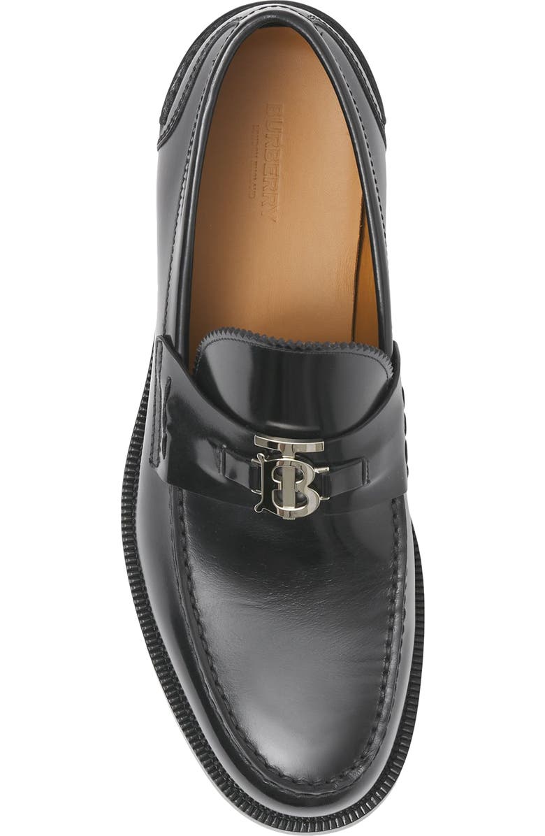 Burberry Monogram Motif Leather Loafer, Alternate, color,