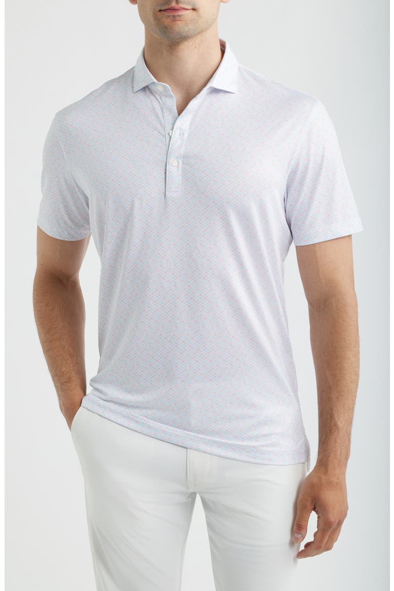 Pip Floral Performance Jersey Polo, Main, color, KONA