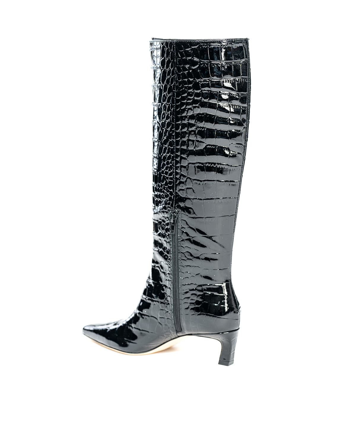 Allegra James Bella Embossed Boot, Alternate, color, 